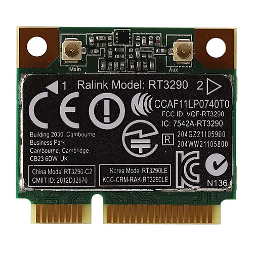 Carte réseau Wi-Fi RT3290 - 150 Mbit/s - Mini PCI Express