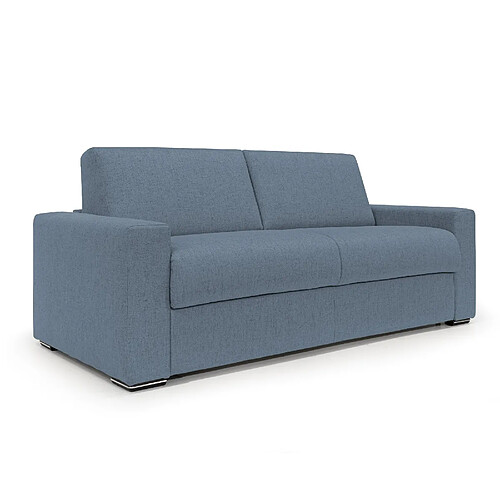 Divani.store Nixon Canapé Convertible - Bleu