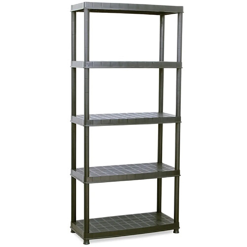 Étagère de rangement plastique - Noir
