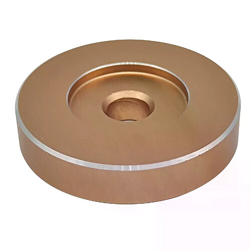 Plateau tournant DJ pour vinyle 7" - Or