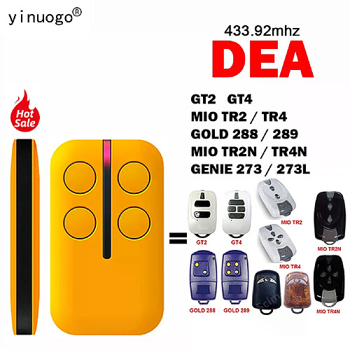 Télécommande DEA MIO TR2 TR4 garage