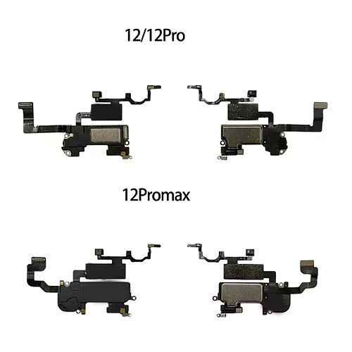 Haut-parleur capteur lumière iPhone 12 - Noir