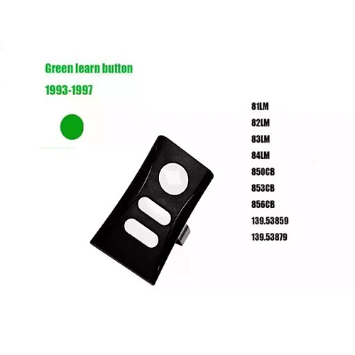 Bouton Apprentissage Vert 390MHz