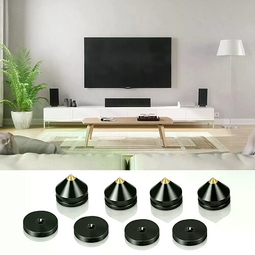 Pointes de support pour haut-parleur - Noir