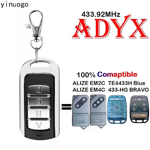 Télécommande ADYX 433MHz Bleu
