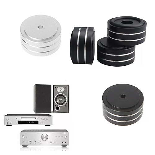 Pieds d'amplificateur HiFi - Argent
