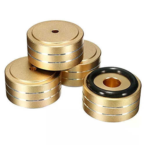 Support aluminium haut-parleur HiFi - Or
