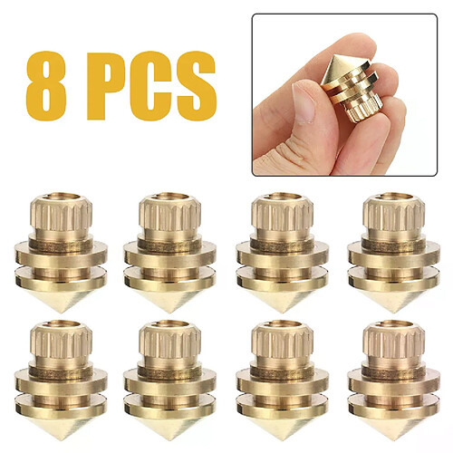 Lot de 8 supports d’isolation pour haut-parleur HiFi - Or
