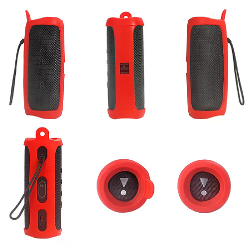 Étui silicone pour JBL Flip 6 - Noir