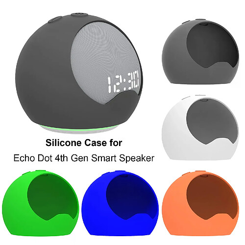 Coque en silicone pour Echo Dot 4e gén - Noir