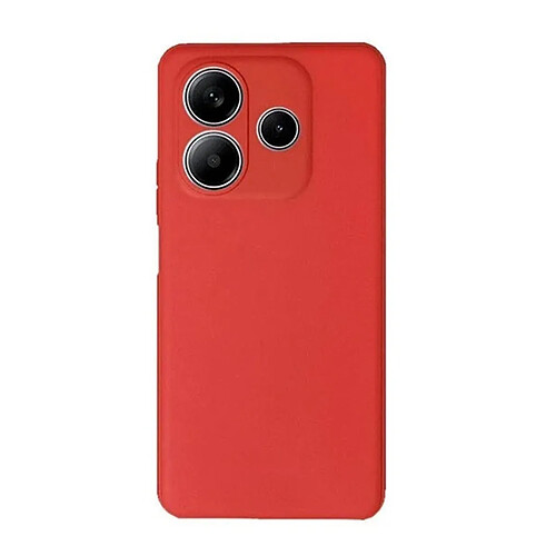PHONECARE Coque Silicone Liquide Xiaomi Redmi Note 14 4G - Rouge