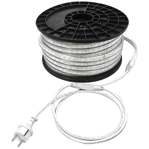 ruban led - haute intensité - 50 mètres - 1100 lm 230v - ip44/65 - bizline 625064