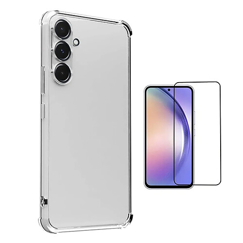 PHONECARE Kit coque anti-choc Superprotect pour Samsung Galaxy A56 5G - Transparent