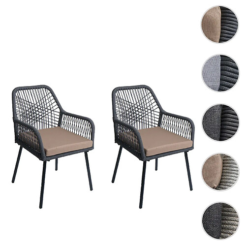 Mendler Chaises de jardin Jardim - Beige