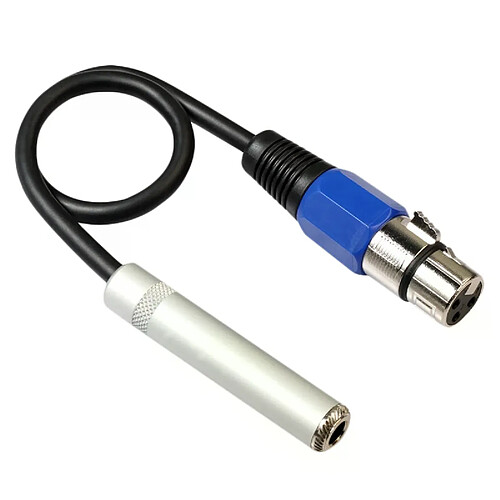 Câble audio TRS vers XLR - Noir
