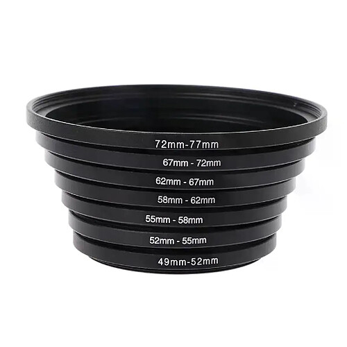 Anneau d'adaptation 49mm-77mm en métal