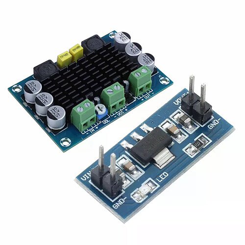 Module d'alimentation et amplificateur HiFi - Bleu
