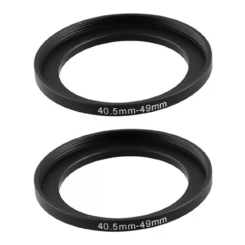Adaptateur filtre 40.5Mm-49Mm - modèle noir