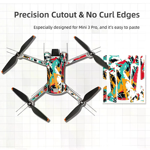 Autocollants Protection Drone DJI Mini 3 Pro