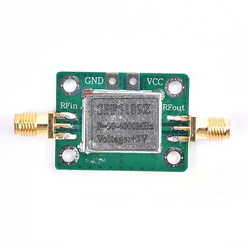 Amplificateur RF large bande - Vert