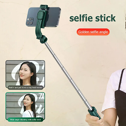Bâton de selfie sans fil - Vert/Noir