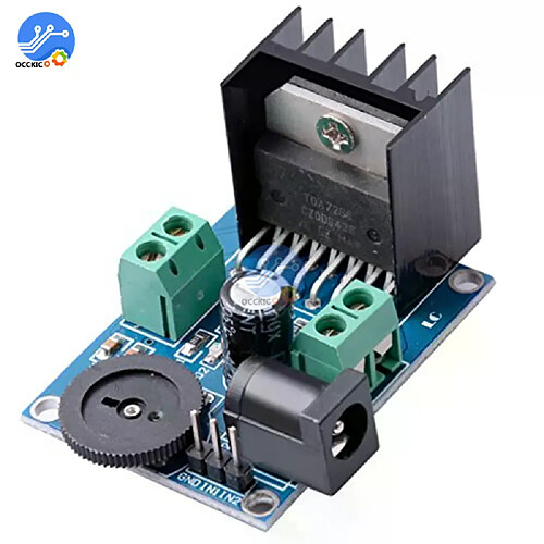 Amplificateur audio stéréo TDA7266 - Bleu
