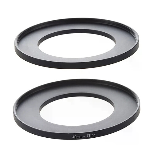 Adaptateur de filtre d'objectif 49mm-77mm