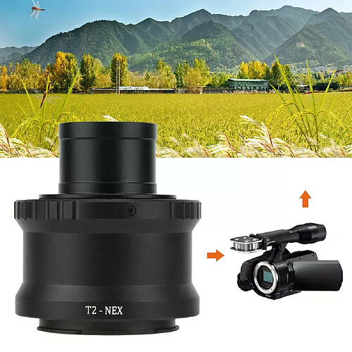 Anneau adaptateur T2-NEX pour Sony - Noir