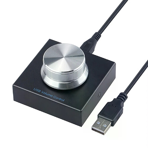 Contrôleur de volume USB pour PC - Noir
