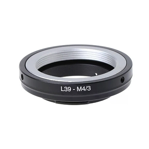 Anneau adaptateur L39-M4/3 pour lentille Leica - Noir/Argent