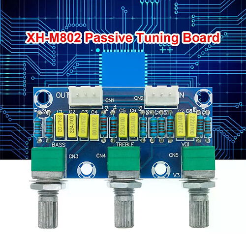 Panneau de tonalité passif HiFi XH-M802 - Bleu