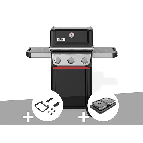 Weber Spirit E-310 + Accessoires Kit - Noir