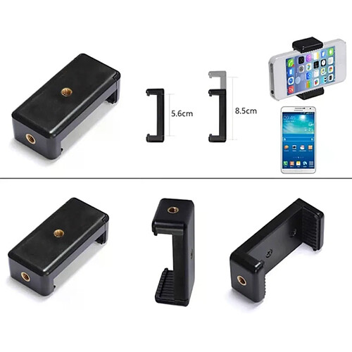 Bâton selfie avec clip adaptateur