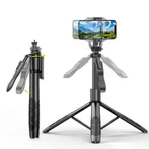 Trépied sans fil L16 - Monopode pliable pour Smartphones/Gopro