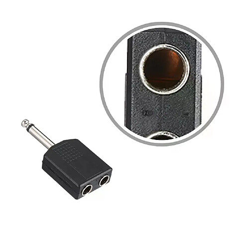 Adaptateur audio Y Hi-Fi - Noir