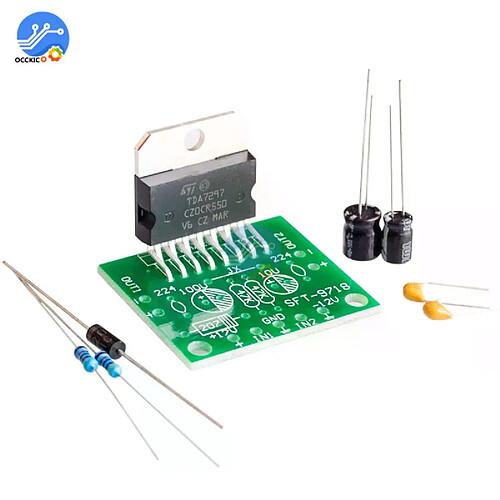Panneau d'amplificateur TDA7297 - Vert