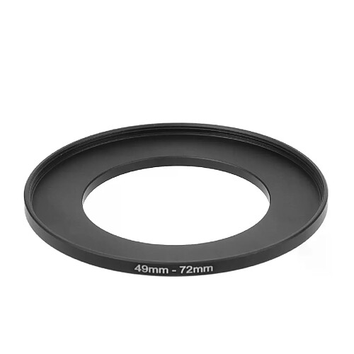 Anneaux étagés 49mm à 72mm pour appareil photo - Noir