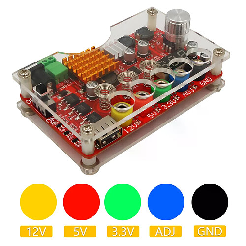 Connecteur d'alimentation ATX DC - Jaune