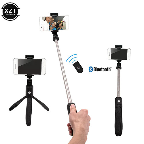 Bâton de Selfie Bluetooth 3-en-1