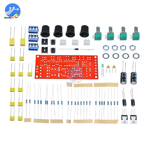 Kit préampli NE5532 - Rouge
