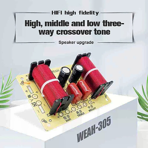 Diviseur de fréquence audio 3 voies - Rouge