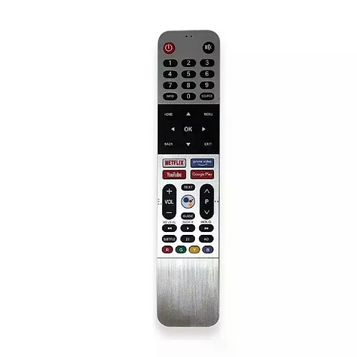 Télécommande LED Smart TV - Argent