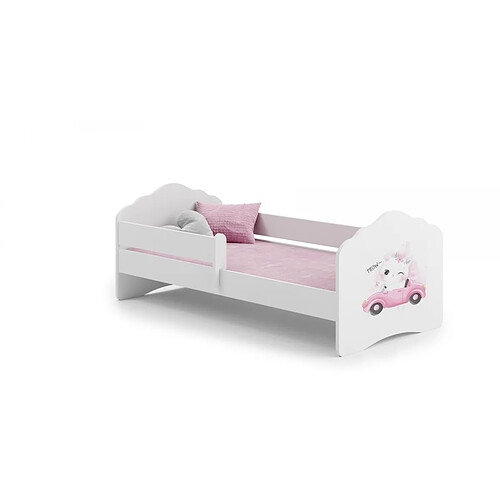 Kobi Lit Enfant FALA BAR 160x80 Chat avec Matelas