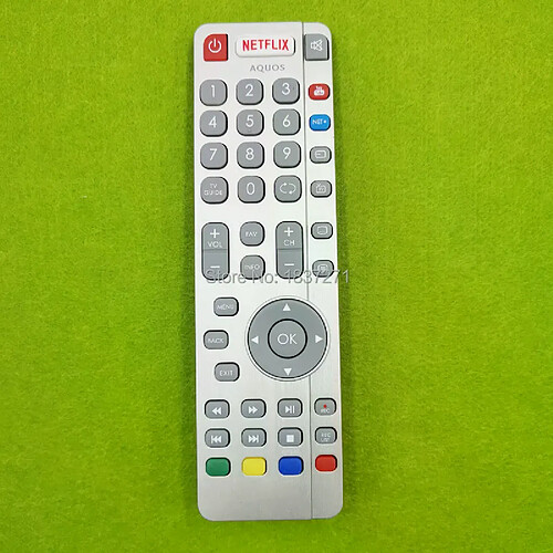 Télécommande TV pour Sharp - Argent