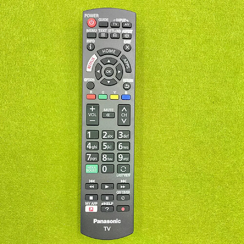 Télécommande Panasonic TV LED - Gris foncé