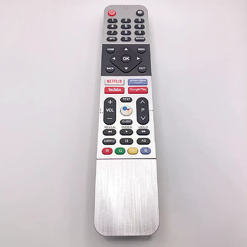 Télécommande TV pour Smart TV EcoStar - Argent