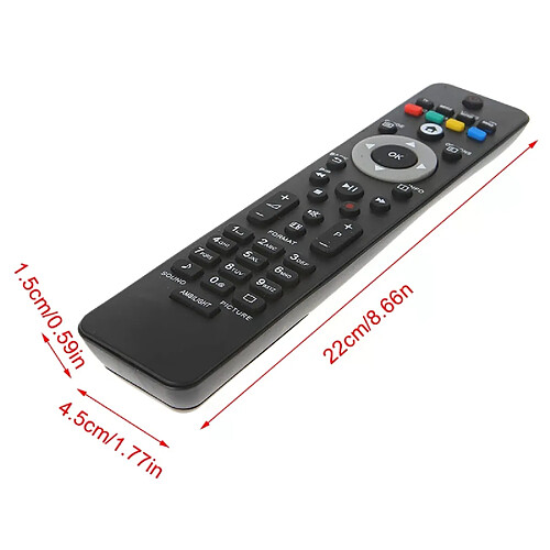 Télécommande TV Philips RM-D1000 - Noir