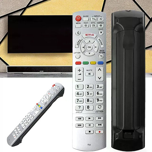 Télécommande Smart TV Panasonic - Argent