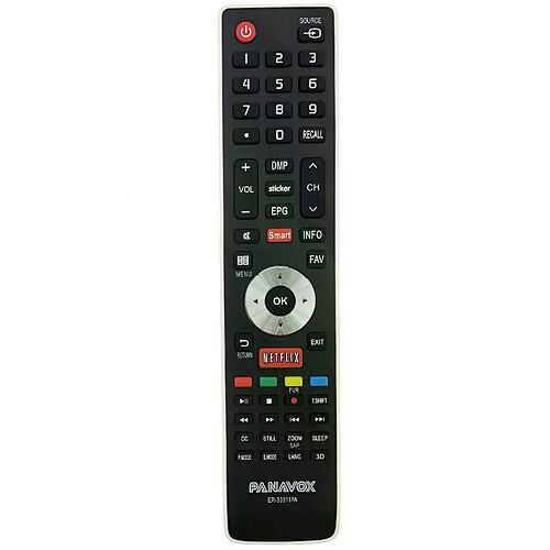 Télécommande TV ER-33911PA - Noir