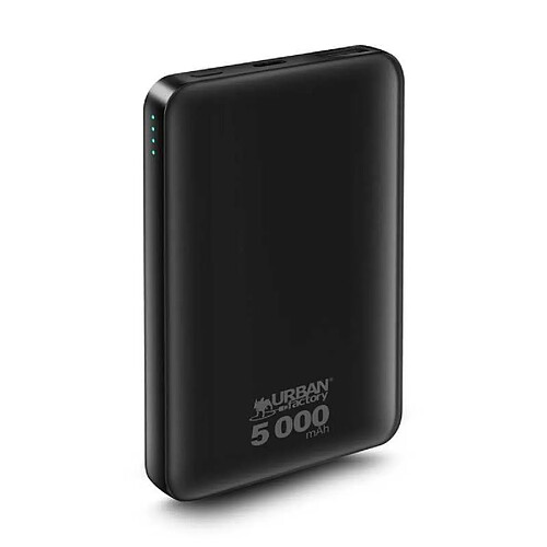 Urban factory Batterie externe Juicee Max - 5000 mAh - noire